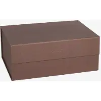 OYOY Boîtes de rangement L33 x W25 x H15 rouge