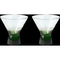 Broste Copenhagen Verres à cocktail Konus 10cl vert lot de 6 pièces