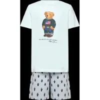 Ralph Lauren Ensemble de Pyjama Polo Ralph Lauren - Blanc/Bleu av. Peluche - - 14 ans (164) - Esemble de Pyjama