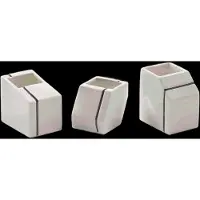 Serax Silos Lot de Bougeoirs by Plan C White | Set of 3