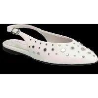 Tamaris Ballerines à lanières argent / blanc