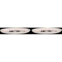 Serax Feast Assiette Plate Poivron - Lot de 2 White|Black Pepper