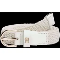 Tommy Hilfiger Essential Effortless 2.5 Elastic Belt Blanc 80 cm Femme