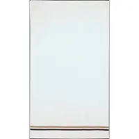 BOSS Serviette de bain en coton avec bordure à rayures emblématiques