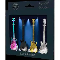 Winkee Rockin' Guitar Spoon Set - 4 pcs, Couverts, Multicolore