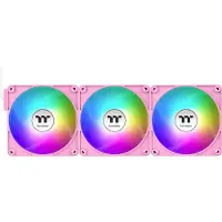 Thermaltake TT CT120 EX ARGB Sync PC Cooling Fan 3 Pack Pink (120 mm, 3x), Ventilateur PC, Pink