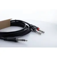 Cordial 14877 Klinke Audio Y-Adapter (1x Klinkenstecker 6.3 mm (stereo) - 2x Kli, Adaptateur audio, Noir