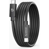 ORICO Câble USB4 Thunderbolt5 80Gbps 240W USB-C vers USB-C 1m - Noir
