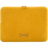 Tucano Velluto 2 - Cover for MacBook Air 13 (M4/M3/M2/M1/2025-2018) / Pro 13 / Laptop 12 (yellow) (13", Apple, Universel), Sac pour notebook, Jaune