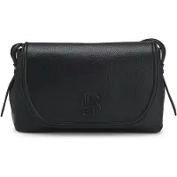 BOSS Sac à bandoulière en similicuir grainé avec monogramme Double B