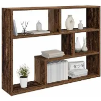 vidaXL Étagère Murale Montage mural Marron 95 x 20 x 69,5 cm