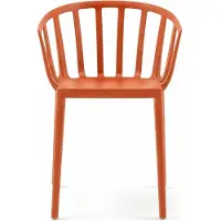 Kartell Venice Chaise - Set de 2 Mat | Rust Orange