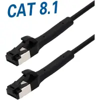 MaxTrack Câble de brassage Cat 8.1 avec connecteur flexible (U/FTP, CAT8.1, 5 m)