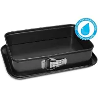 Guardini HH Poland Moule à gâteau rectangulaire Gardenia 19x28x7cm 8006043015263, Moule à gâteau, Noir