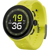 Suunto - Montre GPS - Run Lime + Silicone Strap en Silicone - Jaune