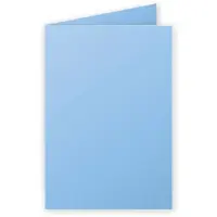 Pollen Clairefontaine Pollen - Bleu Lavande - 110 X 155 Mm - 210 G/M² - 25 Carte(S) Cartes Pliées En Deux