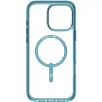 Zagg Coque Santa Cruz Snap avec MagSafe pour Apple iPhone 16 Pro Max - Clear / Blue