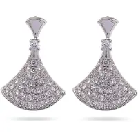 Avant Garde Boucles d'oreilles 'Julianeette' argent