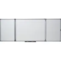 Nobo - Tableau blanc tryptique, (L)1.200 x (H)900mm