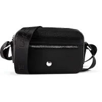 Lacoste Sac à bandoulière 'Petit sac messenger Homme Langon Petit Piqué Noir' noir