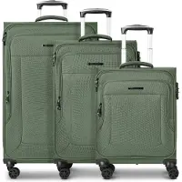 Franky Ensemble de bagages 'Melbourne 3.0' vert