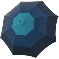 Doppler Parapluie 'Elegance' bleu marine / bleu cobalt / bleu cyan