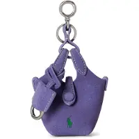 Ralph Lauren pour femme. 427P16457001 Breloque de sac Polo Play en daim lilas (OSFA), Casuel, Violet, Cuir