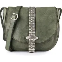 Campomaggi Sac à bandoulière 'Linda' vert
