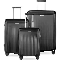 Bugatti Ensemble de bagages 'Linea' noir