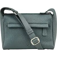 VOi Cuir sac à épaule bandoulière Gianna Crossbody Bag Mint gris-vert