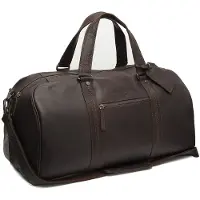 The Chesterfield Brand Cuir sac de voyage Rivaro Travelbag Brown marron foncé