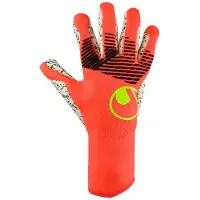 Uhlsport Fangmaschine Supergrip+ Finger Surround Goalkeeper Gloves Rouge,Orange 11
