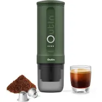 OutIn Machine à expresso portable Nano 20 bars Vert forêt