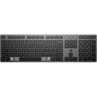 HP Rechargeable Wireless Multi-device Keyboard 725, Full size (100%), Wireless, RF wireless + Bluetooth, Grey