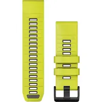 Garmin bracelet de remplacement QuickFit 26mm silicone Amp jaune/graphite