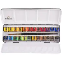 Rembrandt Aquarellfarbe Water colour box 24 Näpfchen, Mehrfarbig (10 ml)