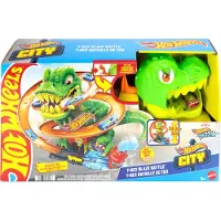 Hot Wheels HW City La piste folle de la caserne des pompiers T-Rex JBM73 /2