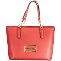 Valentino cabas Princesa rouge, plaque logo dorée