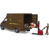 BRUDER MB Sprinter UPS avec chauffeur et accessoires 2678