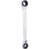 Ks Tools 503.4657 4en1 GEARplus - Clé polygonale à cliquet réversible - 14x17-18x19mm