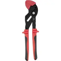 Toolcraft TO-9616518 Greifzange mit glatten Greifbacken Schlüsselweite (metrisc (180 mm)