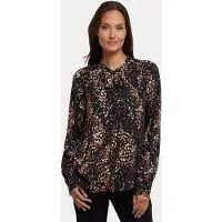 Nydj Tie-Neck Blouse | Le Montclair