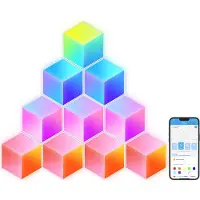 Govee Panneaux lumineux Glide Hexa Pro pour un aménagement créatif de l'espace