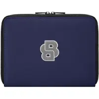 BOSS Varsity-inspired folder with oversized logo patch