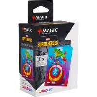 GameGenic Protège-cartes MTG Premium Captain America Team Leader (105) Taille Standard