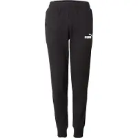 Puma Pantalon de sport 'ESS' noir / blanc