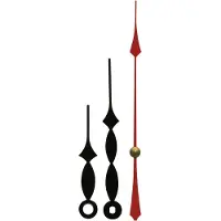 Generique Lot d'aiguilles 195706 aluminium noir