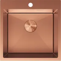 Mexen Solix évier en acier 1 bac 500 x 500 mm, cuivre - 6407501000-65