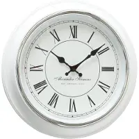 Boltze Wanduhr Yella 40 cm Uhr im Retro Stil / Vintage, Ziffern rämisch