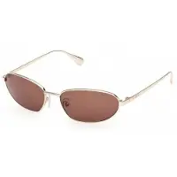 MAX&Co. Lunettes de Soleil - - MO0160 - Doré brillant - Ovale - Verres 56 mm